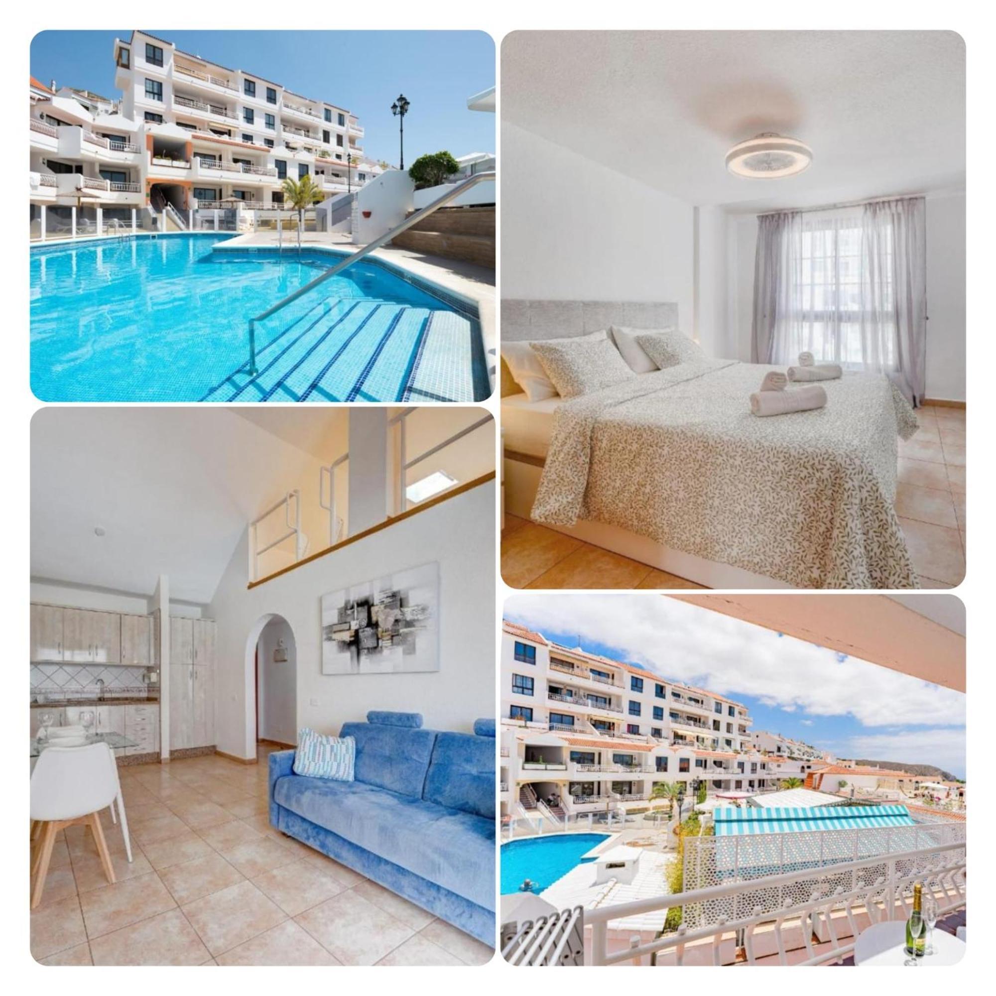 Pretty 1B Apartment In Diamantes 2, Heated Pool Los Cristianos  Extérieur photo